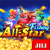 All Star Fishing arcade cabinet art