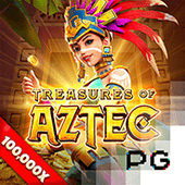 Treasures of Aztec jungle idol art